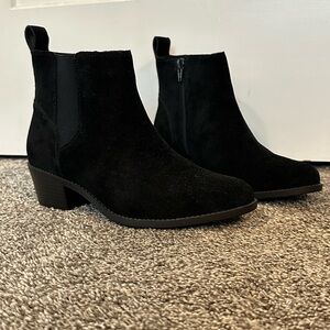 Vionic Roseland Black Ankle Boots NIB NWT